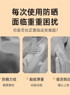 卡瓦库德葳兰氏防晒霜SPF50+高倍清爽轻薄防晒隔离身体紫外线3