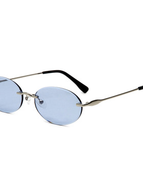 时尚太阳镜墨镜金属素颜显脸小老钱风防紫外线高级感