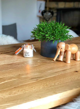 丹麦创意摆件动物木质工艺品