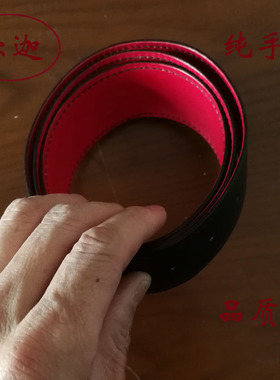 弥迦手工定做皮带男头层擦色平滑