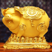 2024 New savings oversize 2023 Reserve money swing pieces Living room Gold Piggy Deposit Pot just cant get out of the adult piggy