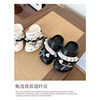 Girls' new summer Korean style lace slip-on sandals