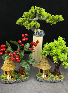 仿真松树餐厅广州花草