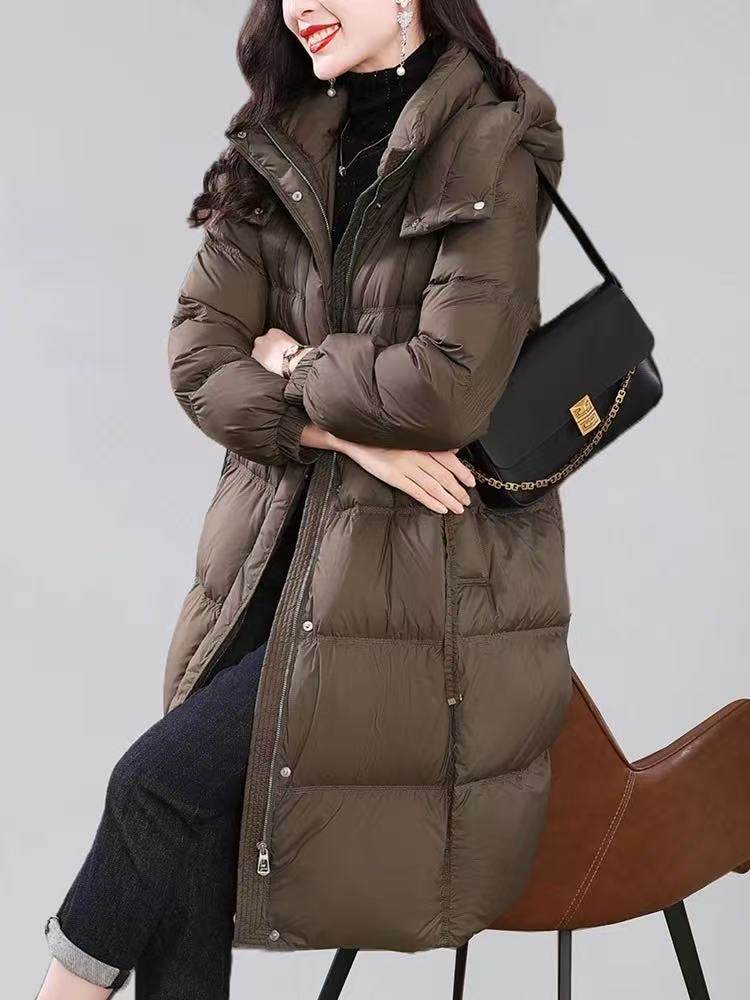 2025冬季新款羽绒服女士美拉德色系长款连帽加厚时尚保暖外套,淘宝优惠券,粉丝福利购,淘宝优惠卷