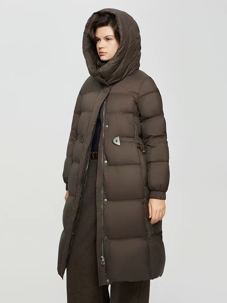 2025冬季新款羽绒服女士美拉德色系长款连帽加厚时尚保暖外套,淘宝优惠券,粉丝福利购,淘宝优惠卷