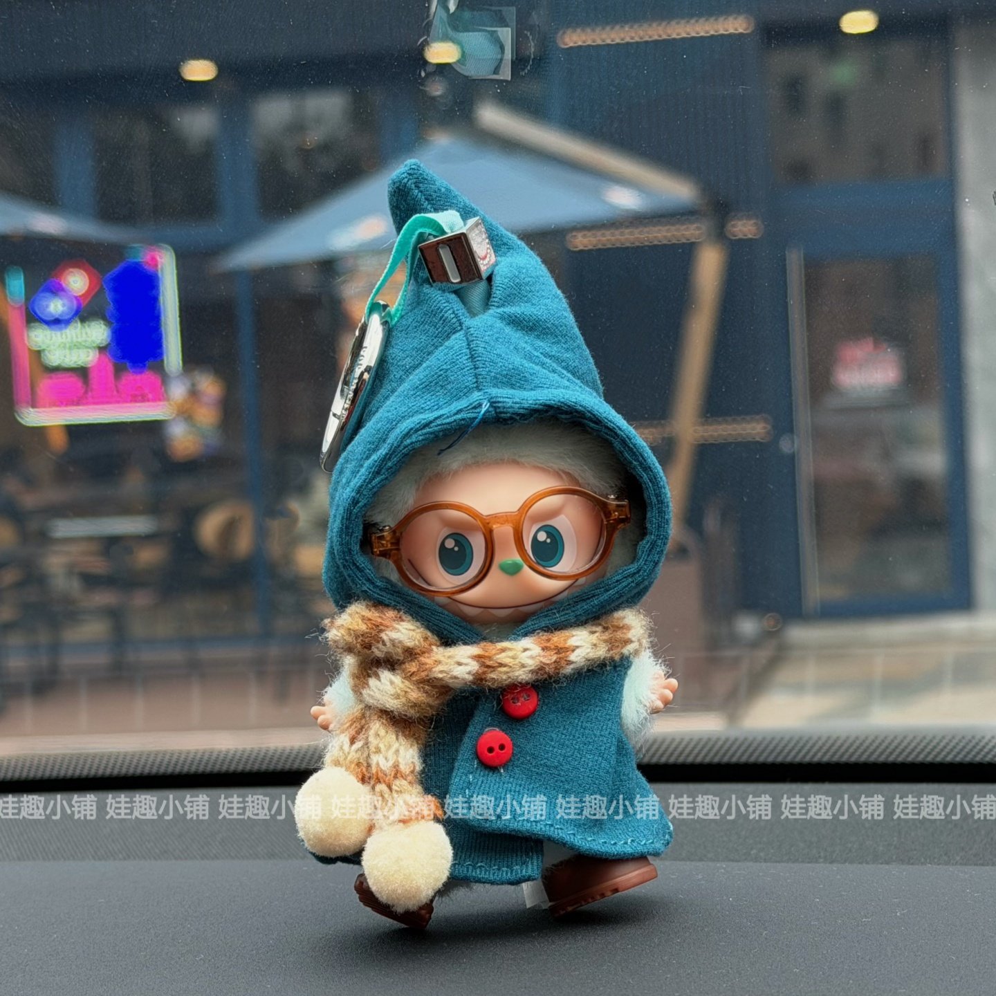 四代迷你labubu娃衣魔法斗篷披风10cm心底密码4.0拉布布挂件衣服,淘宝优惠券,粉丝福利购,淘宝优惠卷