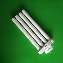 2H type 36W square four-pin four-row tube plug-out type 6500K white light pure three-base color energy-saving fluorescent lamp tube