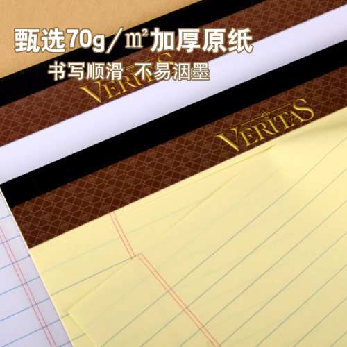 凯萨美式拍纸本A4Legal Pad黄色纸张A5笔记本可撕线美剧凯撒本子 - 图2