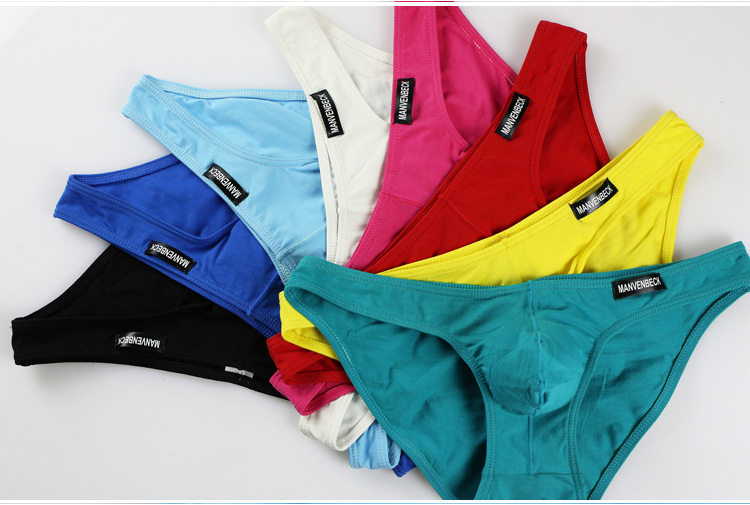 纯棉低腰男士青年内裤三角裤白色简约激凸性感运动透气全棉男底裤,淘宝优惠券,粉丝福利购,淘宝优惠卷