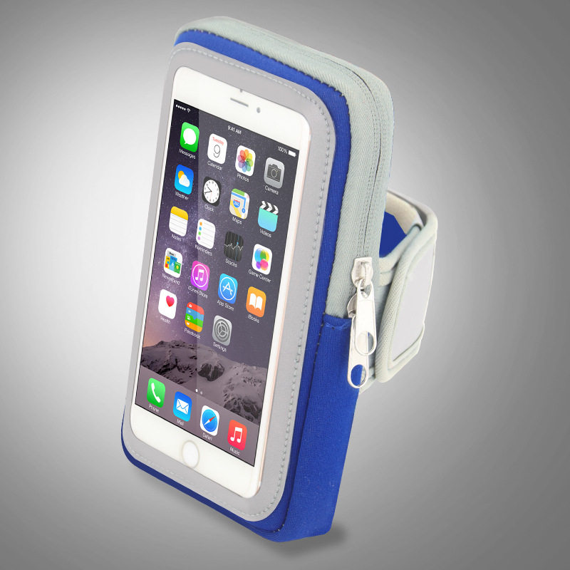 Sports running mobile phone touch screen arm bag new outdoor bag fitness breathable wrist arm bag running bag