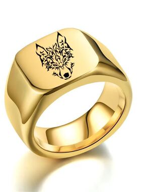 个性戒指来图定制男士时尚指环