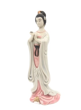 石湾公仔仕女家居电视柜摆件装饰品陶瓷工艺礼品摆设中国四大美人