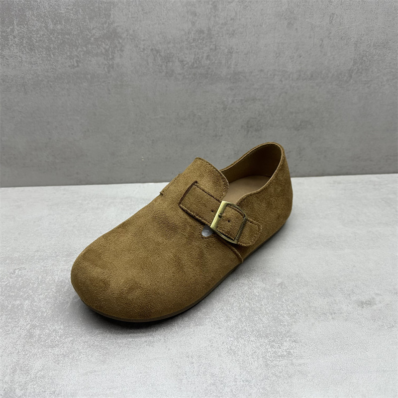 撤柜处理2026春季新款女鞋复古风一脚蹬圆头平底勃肯鞋懒人女单鞋,淘宝优惠券,粉丝福利购,淘宝优惠卷