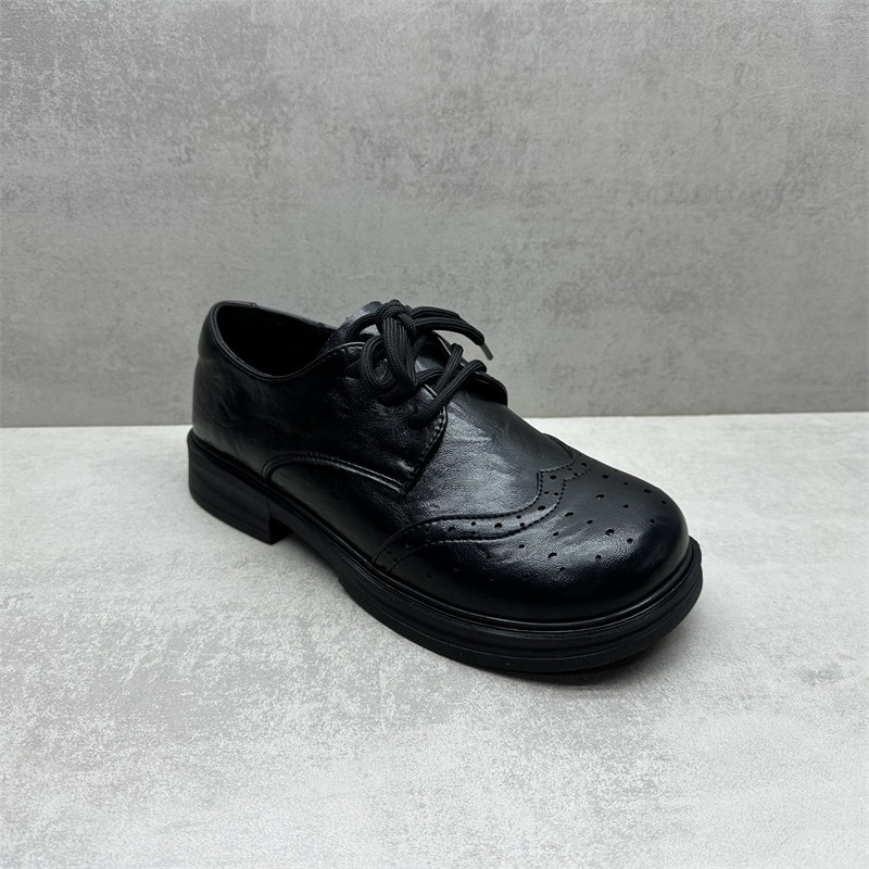 撤柜处理2026春款女鞋圆头系带平底舒适英伦小皮鞋深口百搭女单鞋,淘宝优惠券,粉丝福利购,淘宝优惠卷