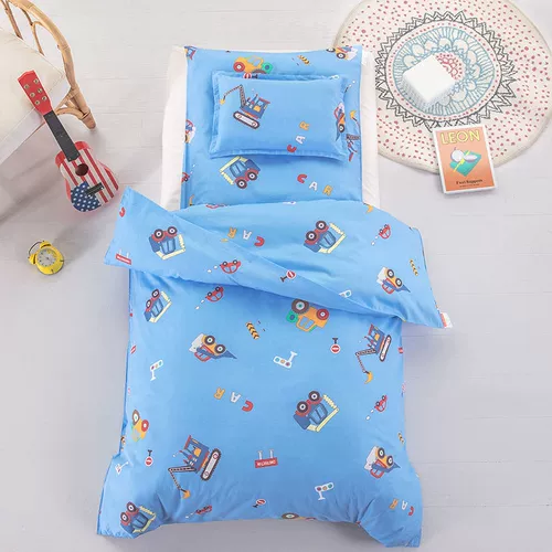 Детское одеяло для детского сада, детский комплект, хлопковый пододеяльник для сна, покрывало, 3 предмета, постельные принадлежности