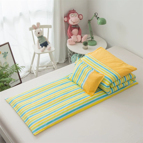 Одеяло для детского сада, хлопковый детский комплект, 3 предмета, постельные принадлежности