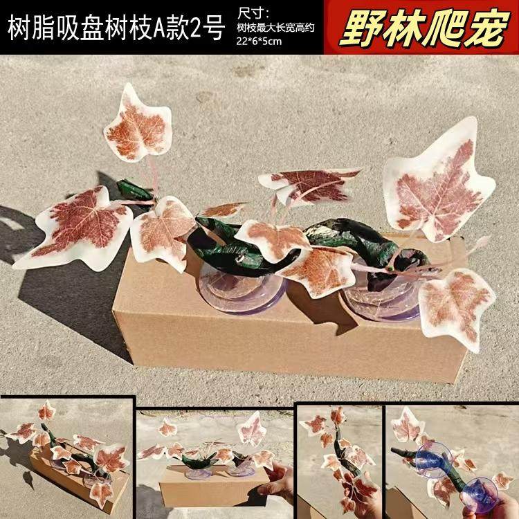 爬宠藤蔓带吸盘造景植物睫角守宫变色龙雨林玻璃缸缸攀爬树藤躲避,淘宝优惠券,粉丝福利购,淘宝优惠卷