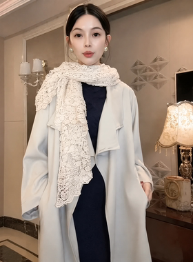 优雅新款蕾丝围巾披肩蕾丝薄款