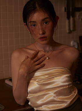 ZVT个性简约干瓶项链女ins个性设计女士颈链锁骨链气质项链