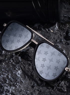 2025新款欧美时尚蛤蟆太阳镜男复古时尚潮流墨镜女跨境shades