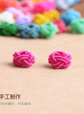手工编织双层6mm菠萝diy材料项链