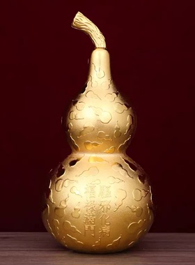 李居明2026马年吉祥物九运悬壶济世金葫芦摆件平安健康家居吉祥摆