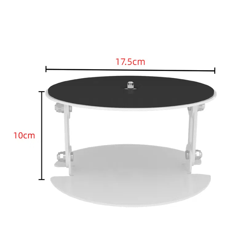 云台桌面投影仪支架可水平360度旋转折叠便携全碳素钢材质稳固适用H6极米N1S坚果vimgo当贝适配1/4英寸螺孔 - 图3