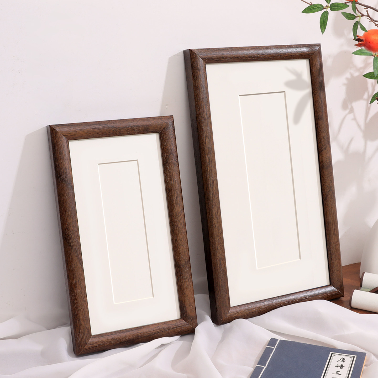 实木长方形画框装裱裱框书法长条空白字画框架相框空框定制7寸,淘宝优惠券,粉丝福利购,淘宝优惠卷