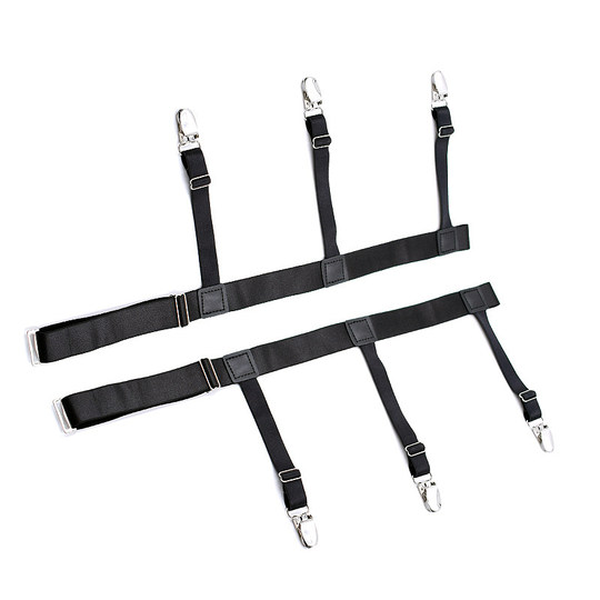 White-collar suits for men and women, universal anti-wrinkle garters