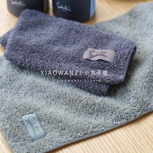 出口日本原单SODA全棉柔软纱儿童吸水亲肤宝宝洗脸小毛巾纯棉童巾 - 图1