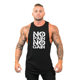 New product professional fitness bodybuilder round neck sports cross -column male Xia cotton loose male sweat vest, shoulder T -shirt