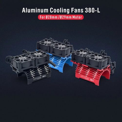 Surpass遥控车无刷电机马达双风扇2845 2850 3650散热器28 36mm - 图0