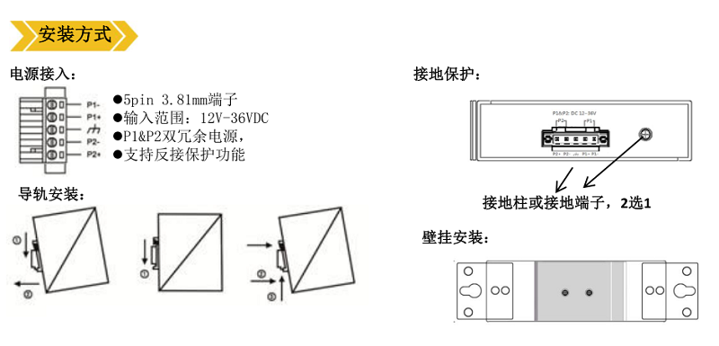 全新三凯威 S1005-5FE-C-DC百兆5口交换机 RJ45接口-图2