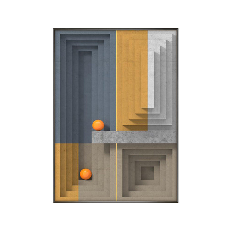 现代简约抽象3d立体几何玄关挂画 美饰丽家现代装饰画