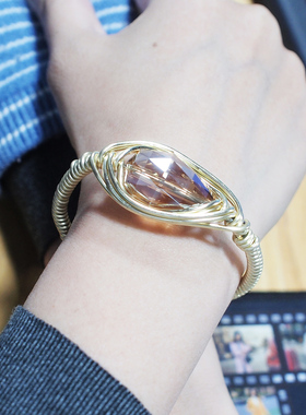 手工绕线巴洛克戒指时尚夸张大气