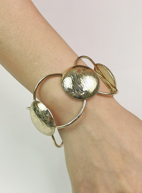 欧美女性合金手镯手饰气质百搭