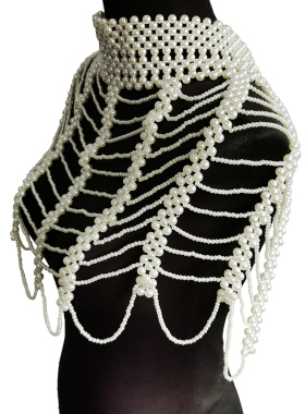 珍珠大气假领子项链女