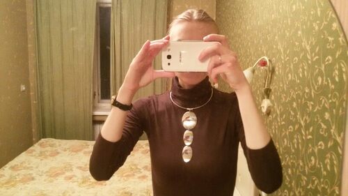欧美夸张时尚铁片吊坠项链项圈 潮流气质百搭锁骨链颈圈女 - 图3