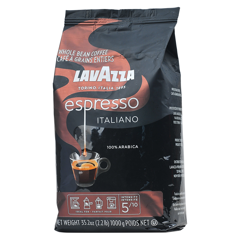 lavazza拉瓦萨咖啡意大利原装进口意式浓缩特浓espresso咖啡豆1kg - 图1