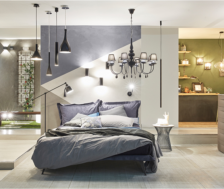 意大利进口Ideallux创意北欧风小户型床头客餐厅极简FLUT玻璃吊灯 - 图0