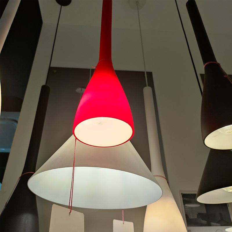 意大利进口Ideallux创意北欧风小户型床头客餐厅极简FLUT玻璃吊灯 - 图1