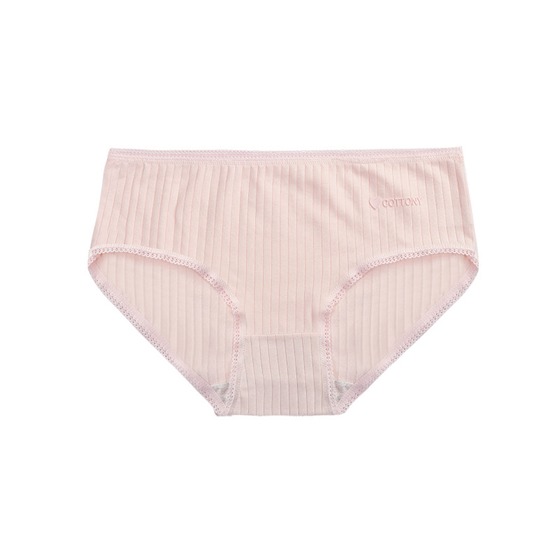 俞兆林女士纯棉抗菌高腰纯色内裤 俞兆林兰芷内裤