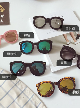 儿童洋气太阳镜男沙滩偏光