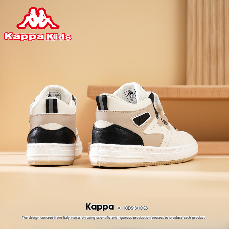 Kappa背靠背童鞋儿童春秋板鞋专柜新品男女童款防滑休闲平底鞋 - 图1
