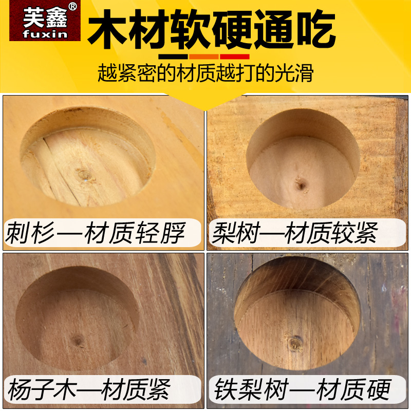 木工合金开孔器风批六角柄加长型18mm门锁猫眼高速钢塑料打孔钻头 - 图2