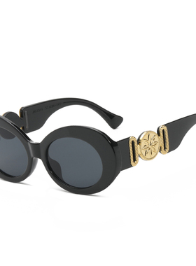 高级感欧美时尚网红眼镜拍照