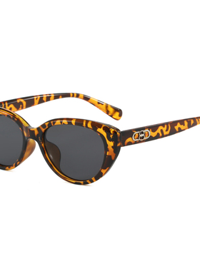 复古猫眼小框防紫外线显脸小墨镜