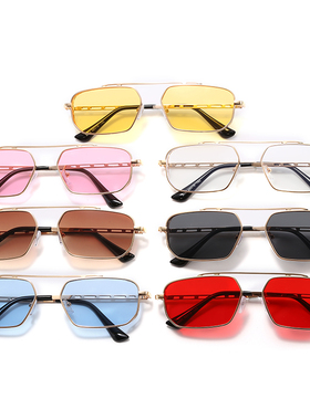 太阳镜男士飞行员方形太阳眼镜