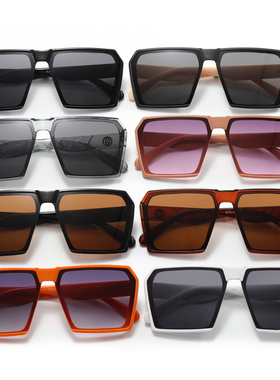 防紫外线方形欧美男士太阳镜