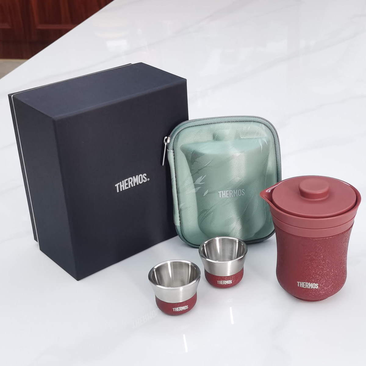 膳魔师水杯陶瓷涂层旅行茶具户外便携露营泡茶送礼盒装TCMU,淘宝优惠券,粉丝福利购,淘宝优惠卷